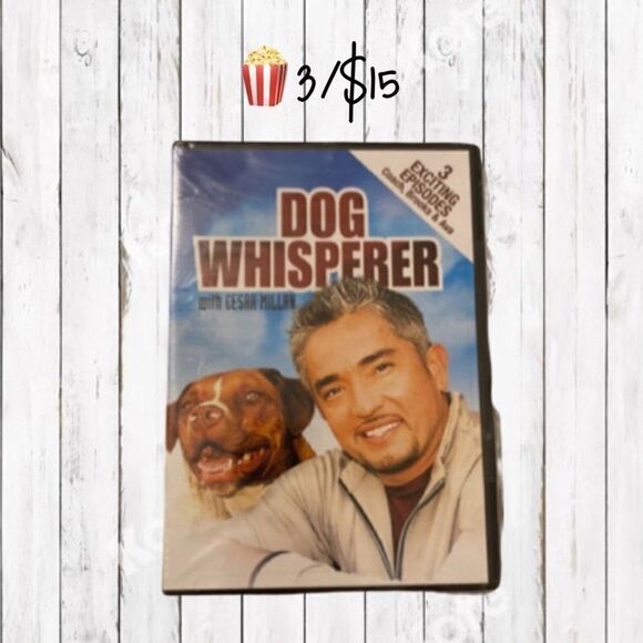 DVD Dog Whisper With Cesar Milan 3 Episodes Coach, Brooks, Ava New in Package - Picture 1 of 7